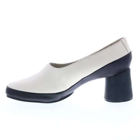 Camper Upright Womens Leather Slip On Heels Pumps Shoes Size 38