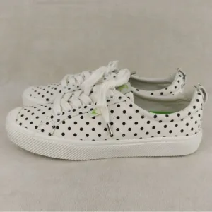 Cariuma OCA Low Black Polka Dots CanvasSneaker Shoes Womens