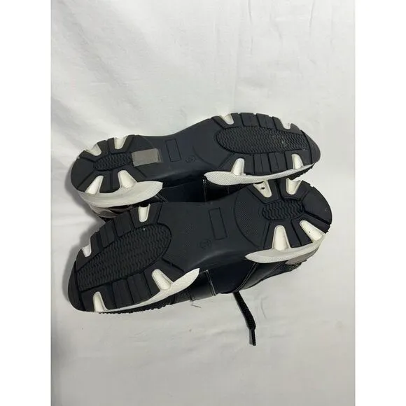 Carvela Kurt Geiger Sequen Shoes Womens 5 Black Trainer‎ Embellished EUC H16