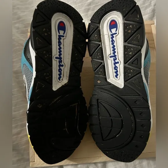 Champion 93 Eighteen SP Block Mens Shoes Size 9M Black Multi CM100253M VGUC