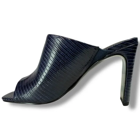 Charles by Charles David Genie Square Toe Asymmetrical Blade Heel Slip On Mule,5