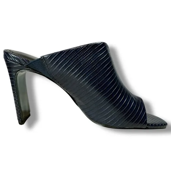 Charles by Charles David Genie Square Toe Asymmetrical Blade Heel Slip On Mule,5