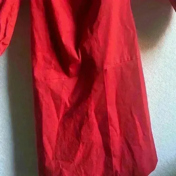 ÀCHEVAL PAMPA  Net Sustain Nube Off-The-Shoulder Stretch-Cotton Red Midi Dress M