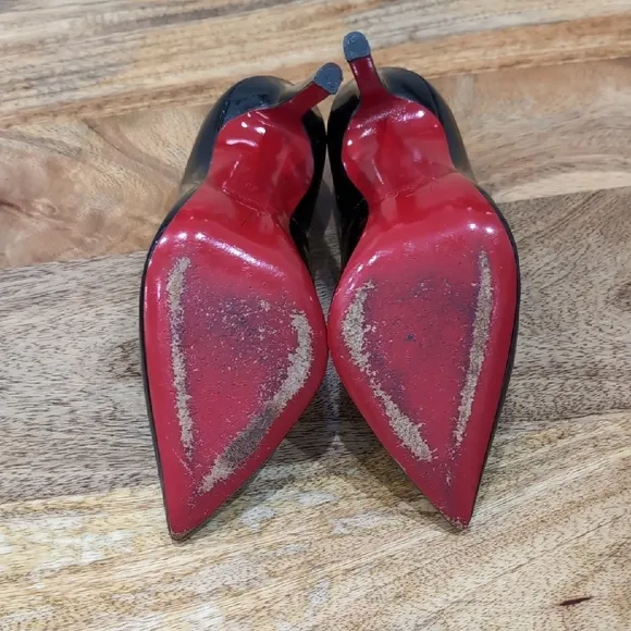 Christian Louboutin Black So Kate Patent Leather Stiletto Heels 36 Red Bottoms