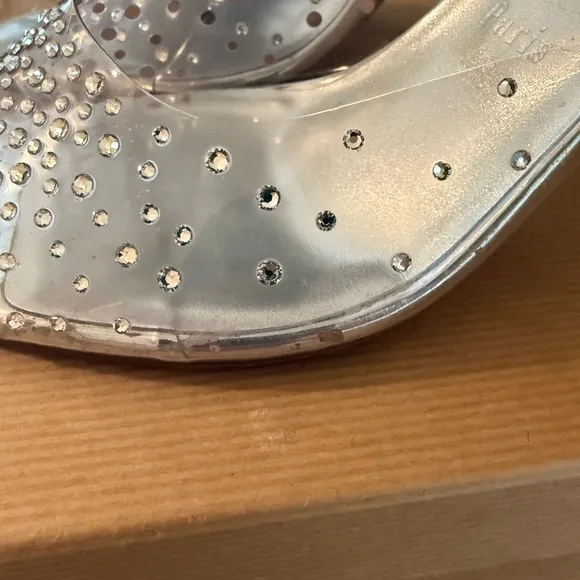 Christian Louboutin Degrade Crystal Clear Sandal