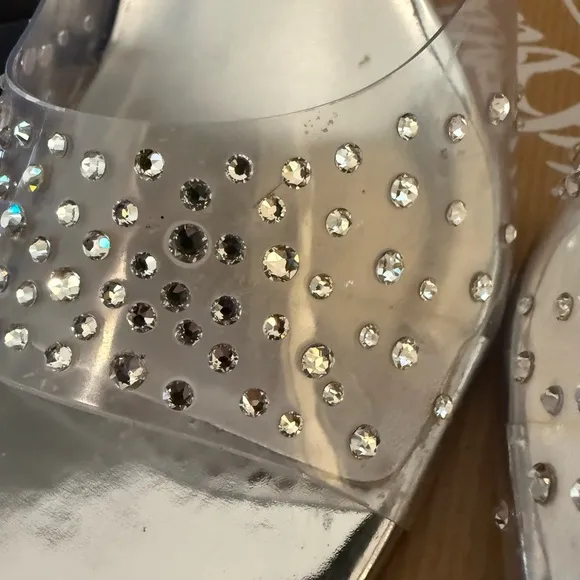 Christian Louboutin Degrade Crystal Clear Sandal