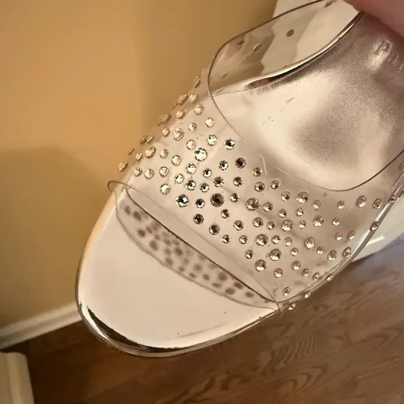 Christian Louboutin Degrade Crystal Clear Sandal