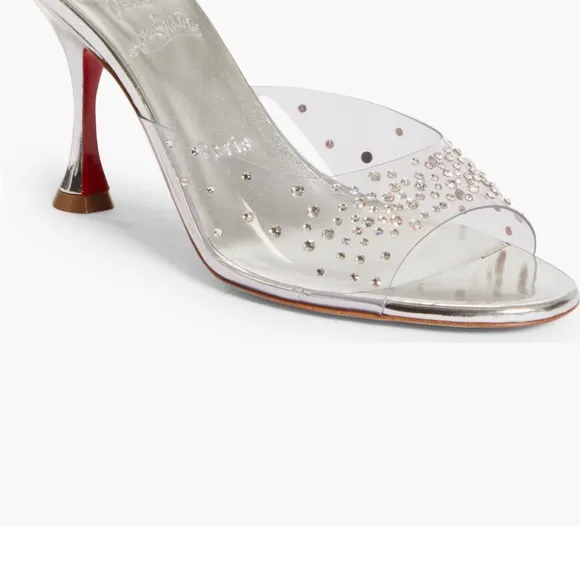 Christian Louboutin Degrade Crystal Clear Sandal