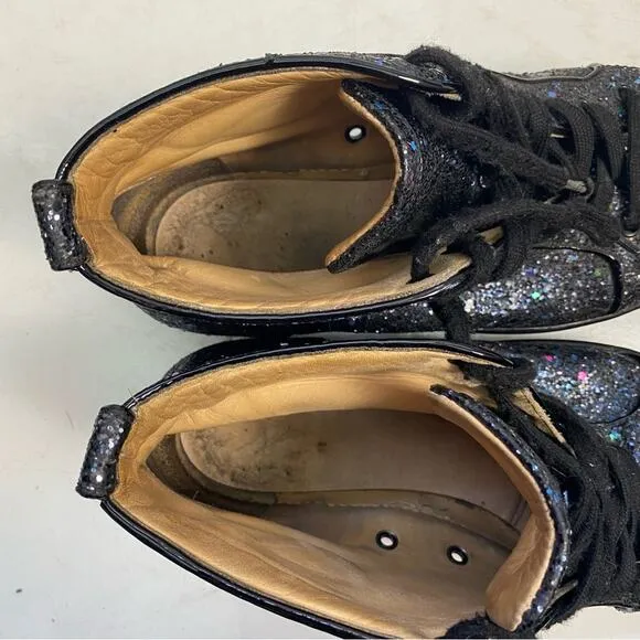 Christian Louboutin Men’s Rantus Orlato Sequin Sneaker Shoes Eu 42