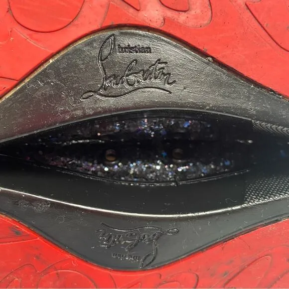 Christian Louboutin Men’s Rantus Orlato Sequin Sneaker Shoes Eu 42