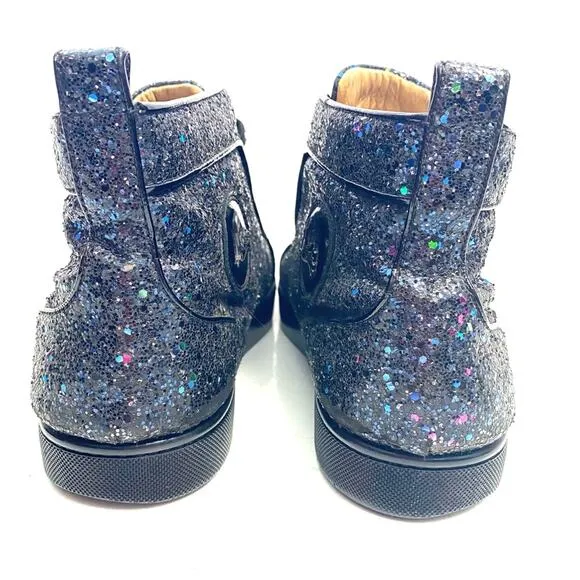 Christian Louboutin Men’s Rantus Orlato Sequin Sneaker Shoes Eu 42