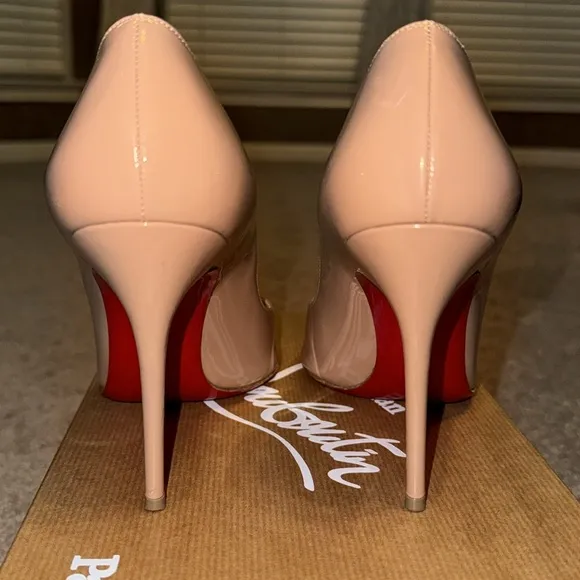 Christian Louboutin Nude Stiletto Heels