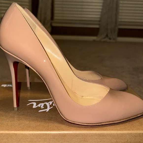 Christian Louboutin Nude Stiletto Heels