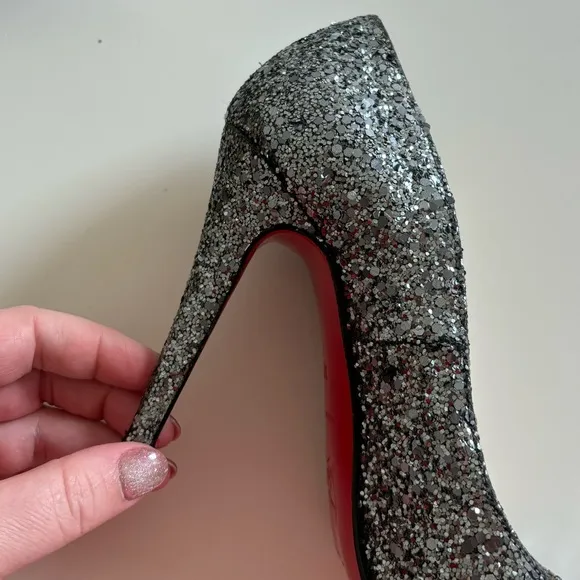 Christian Louboutin Ron Ron Glitter Heels