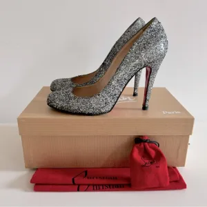 Christian Louboutin Ron Ron Glitter Heels