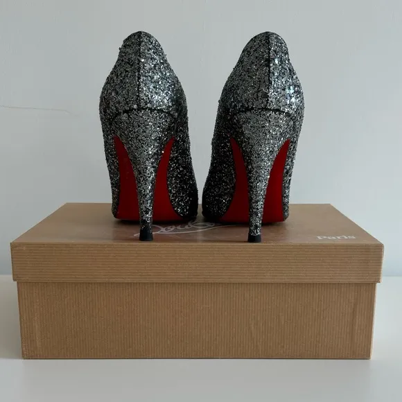 Christian Louboutin Ron Ron Glitter Heels