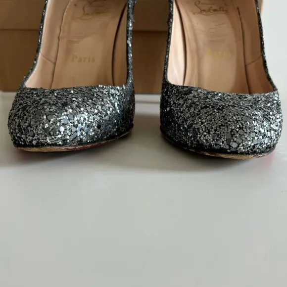 Christian Louboutin Ron Ron Glitter Heels