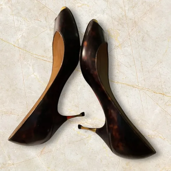 Christian Louboutin Women’s Patent Leather , Metal Pumps