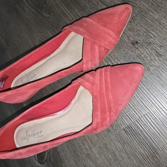 Clarkes Red Pump 6.5