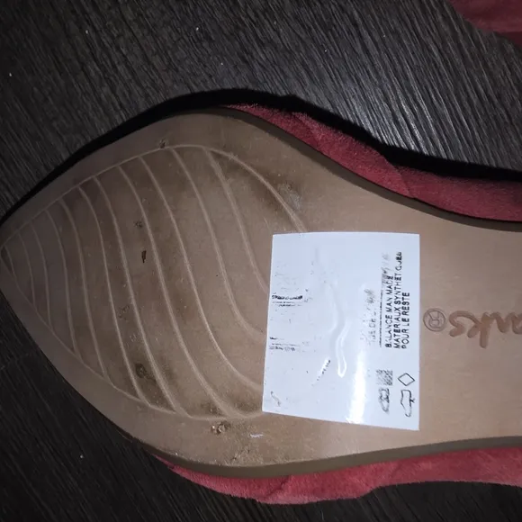 Clarkes Red Pump 6.5