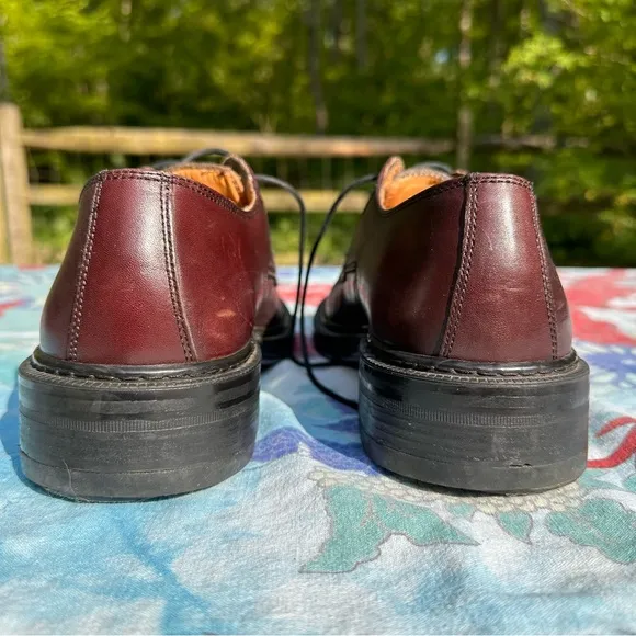 Clark’s Vintage Unique Maroon Leather Dress Shoes