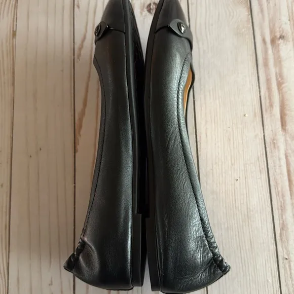 COACH Ballet Flats Brandi Black NWOB SZ 8
