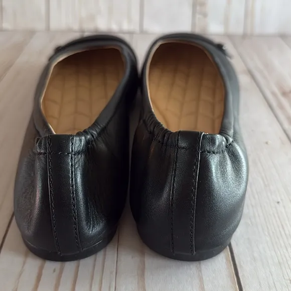 COACH Ballet Flats Brandi Black NWOB SZ 8
