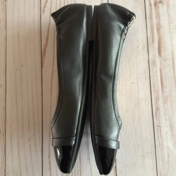 COACH Ballet Flats Brandi Black NWOB SZ 8