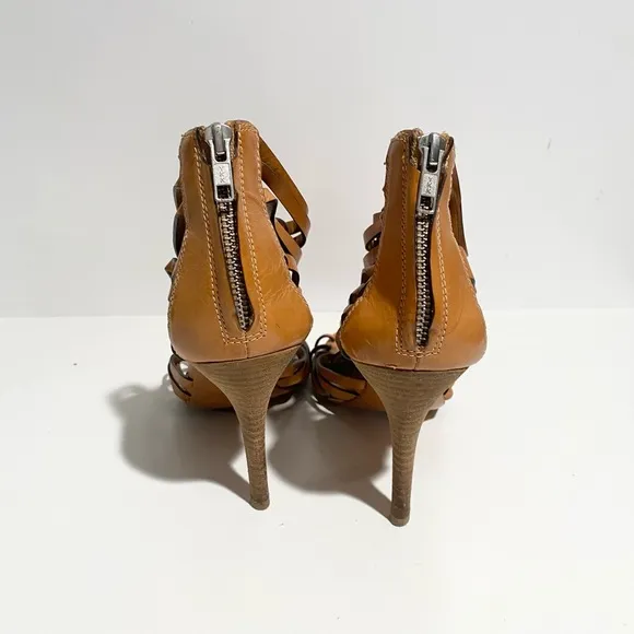 Coach Women’s Huarache Gladiator Open Tie Heeled Sandals Size 10