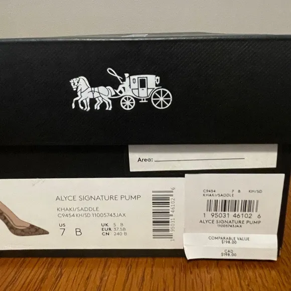 Coach Women's Tan/Brown Alyce Pumps