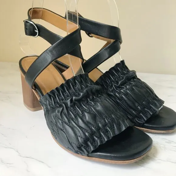 Coclico B52 Block Wooden Heel Strappy Sandals 6