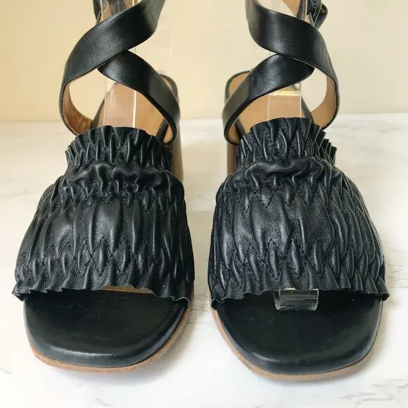 Coclico B52 Block Wooden Heel Strappy Sandals 6
