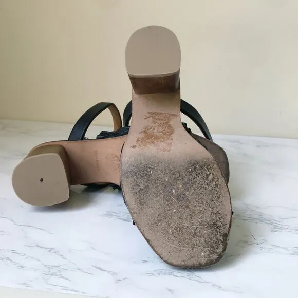Coclico B52 Block Wooden Heel Strappy Sandals 6