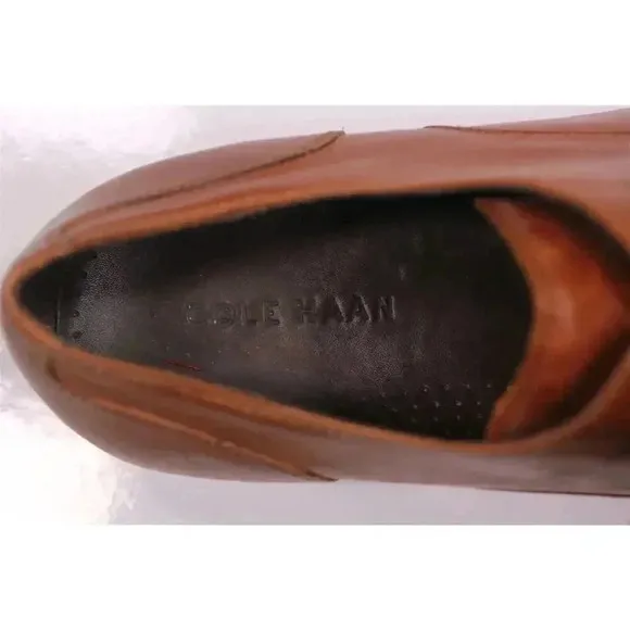 Cole-Haan $298 Brown Captoe Oxford Leather Dress Shoes Men's US 11.5 M