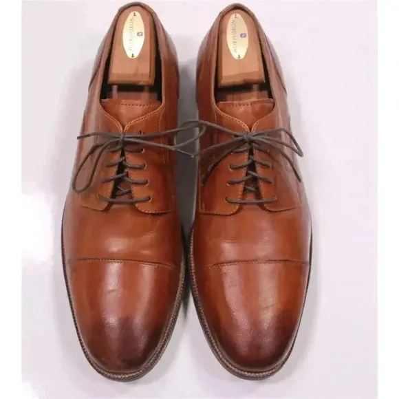 Cole-Haan $298 Brown Captoe Oxford Leather Dress Shoes Men's US 11.5 M