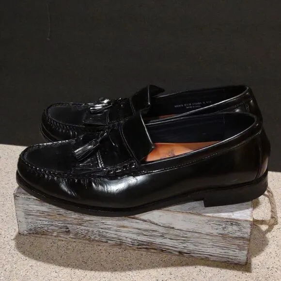 Cole Haan 9.5 Black Tassel Dress Shoes