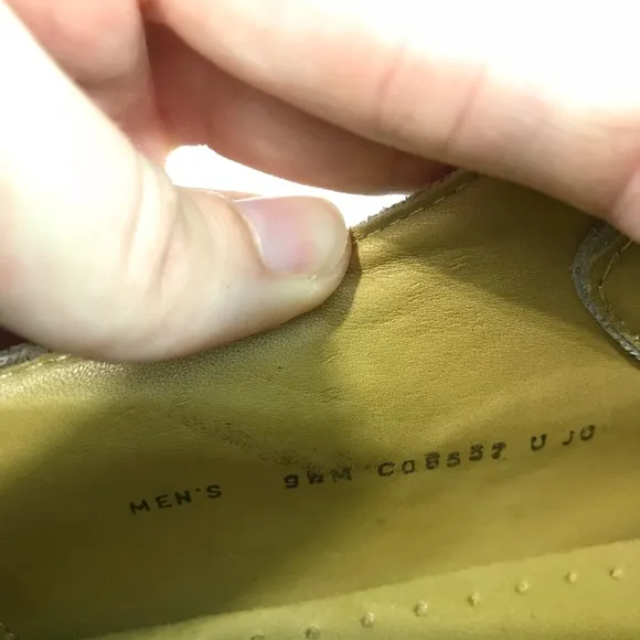Cole Haan 9.5M Suede Dress Shoes Tan Lace Up