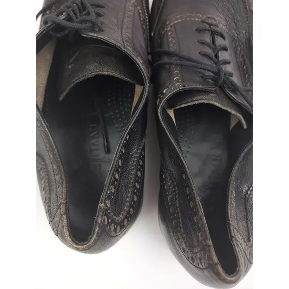 Cole Haan Air Colton Wing Tip Black Oxford Dress Shoes C10028 Men's Size 13 M
