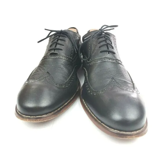 Cole Haan Air Colton Wing Tip Black Oxford Dress Shoes C10028 Men's Size 13 M