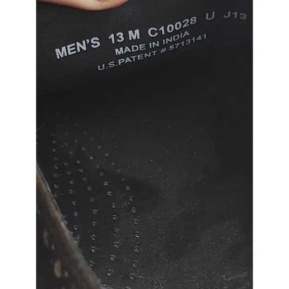 Cole Haan Air Colton Wing Tip Black Oxford Dress Shoes C10028 Men's Size 13 M
