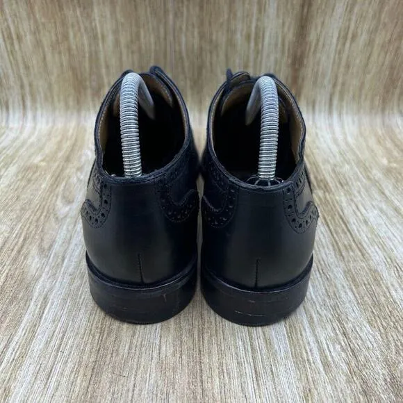 Cole Haan Cambridge Men's Size 8.5 Wingtip Oxford Dress Shoes‎ Black C12914