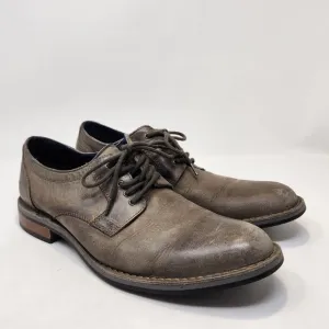 Cole Haan Centre Street Distressed Gray Leather Casual Oxford Shoes Mens 8.5 M