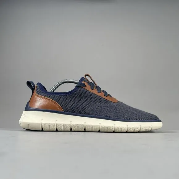 Cole Haan Generation ZeroGrand Men’s 9 Navy Blue Stitchlite Dress Shoes Sneakers