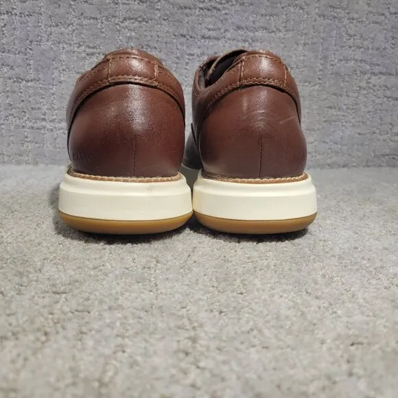 Cole Haan Grand Atlantic Men's Size US 8M Chestnut Leather Oxford Dress Shoes