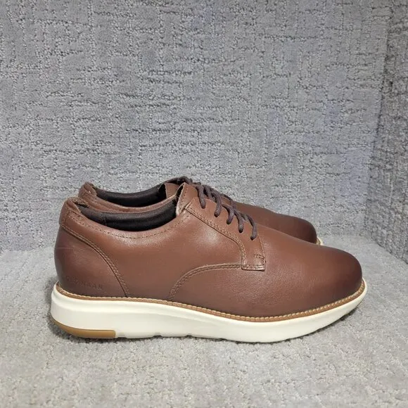Cole Haan Grand Atlantic Men's Size US 8M Chestnut Leather Oxford Dress Shoes