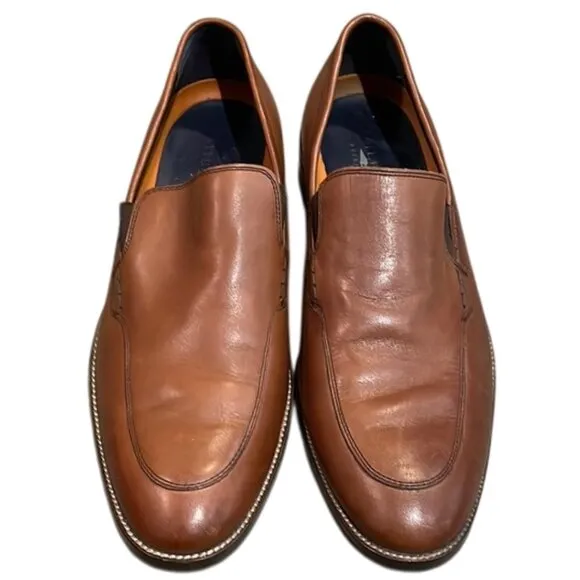 Cole Haan Grand British Tan Leather Loafers Slip-On Shoes Mens Size 10M C11626