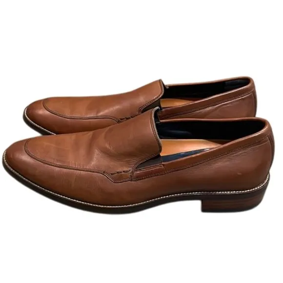 Cole Haan Grand British Tan Leather Loafers Slip-On Shoes Mens Size 10M C11626