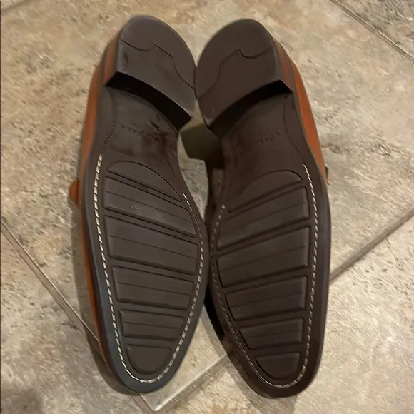 Cole Haan Grand British Tan Leather Loafers Slip-On Shoes Mens Size 10M C11626