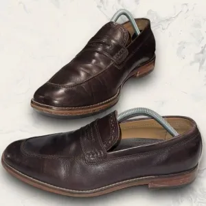 Cole Haan Grand OS Men Brown Penny Loafer Leather Dress Shoes Size 10M C20692
