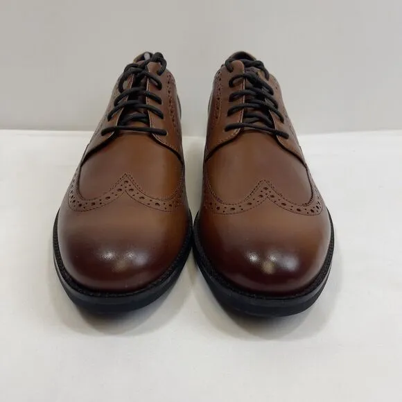 Cole Haan Grand  Wingtip Oxford Dress Shoes Men's 11M British Tan C37330